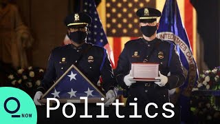 Remains of Slain Officer Brian Sicknick Arrive at U.S. Capitol to Lie in Honor
