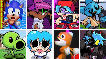 For Hire but Every Turn a Different Character Sings 🎶 (FNF For Hire but Everyone Sings It)