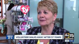 Valley woman retiring after 57 years of volunteering