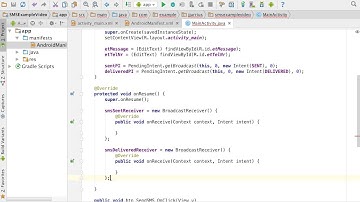 34 - Send a SMS using the SmsManager class in Android