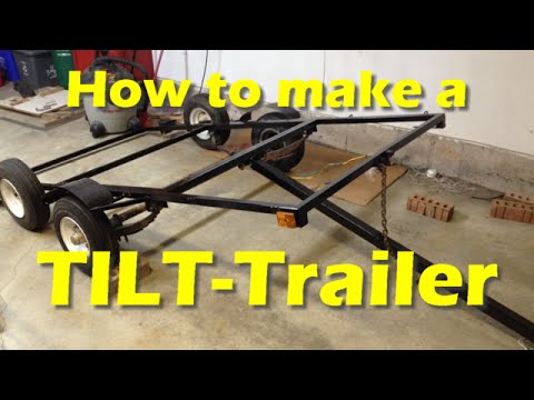 making a diy tilt-trailer part 1 - youtube
