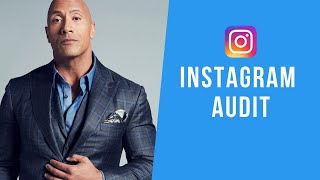 Audit of Dwayne The Rock Johnson's Instagram Account