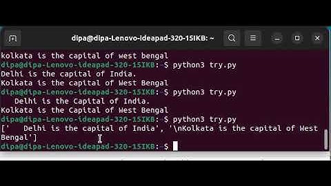 Python: Strings