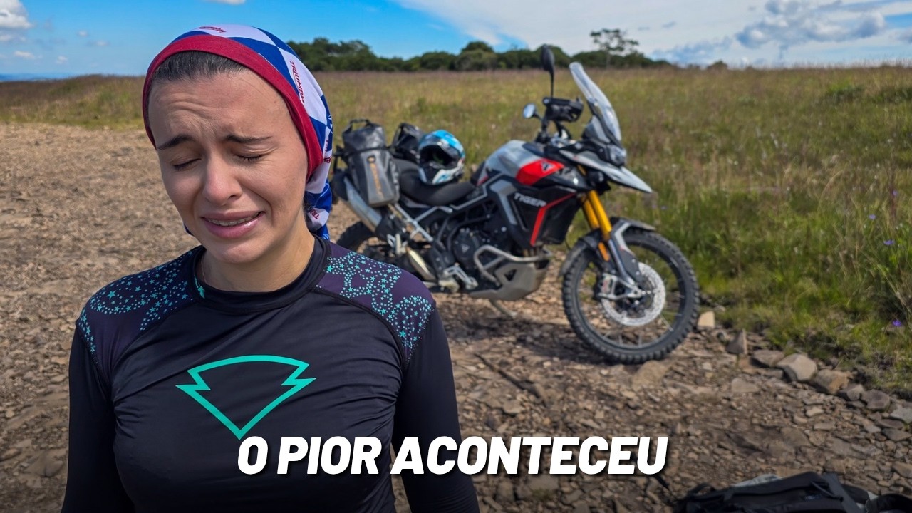Ela NÃO deveria ter ido até lá de TIGER 900 | Por Aí 77