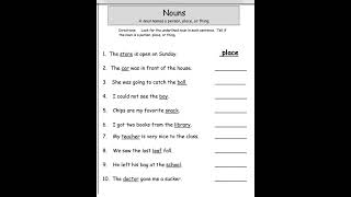 Nouns #english worksheets  #short#shorts#youtube shorts#shorts video@Story Time with Me
