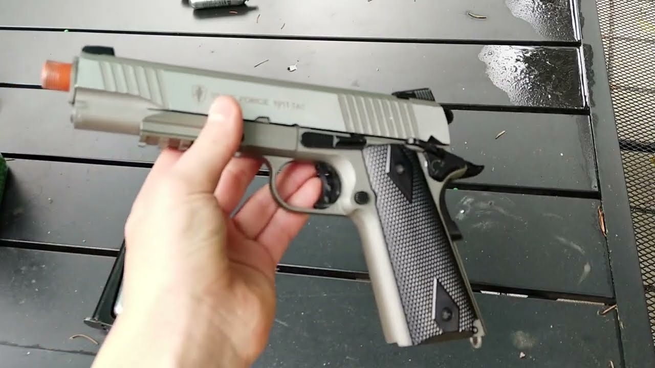 How to shoot, load, and use co2 on a Elite Force 1911 TAC
