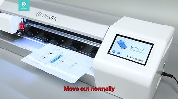 My Devia - After sending the data, the trolley runs according to the cutting track