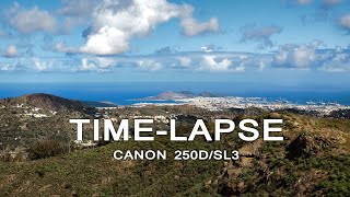 Canon Eos 250D Sl3 Feiyutech Ak4000 Time-Lapse Test Video