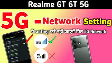Realme gt 6t 5g network settings, Realme gt 6t 5g me 5g network kaise laye/Realme gt 6t 5g network