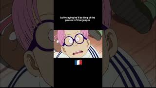 One Piece in 5 different languages