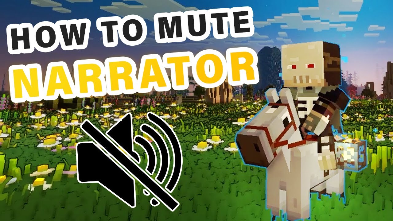 How to Turn Off the Narrator Minecraft Legends - YouTube