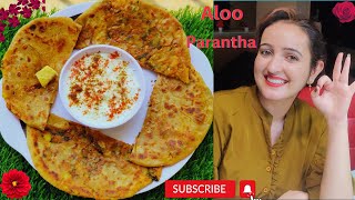 Punjabi Style Aloo Pyaz Parantha | Tasty than Tandoori Dhaba Parantha | Tandoor Ke Bina Parantha