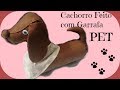 #VIDEOMAISACESSADO - PESO DE PORTA FEITO COM GARRAFA PET - CACHORRO