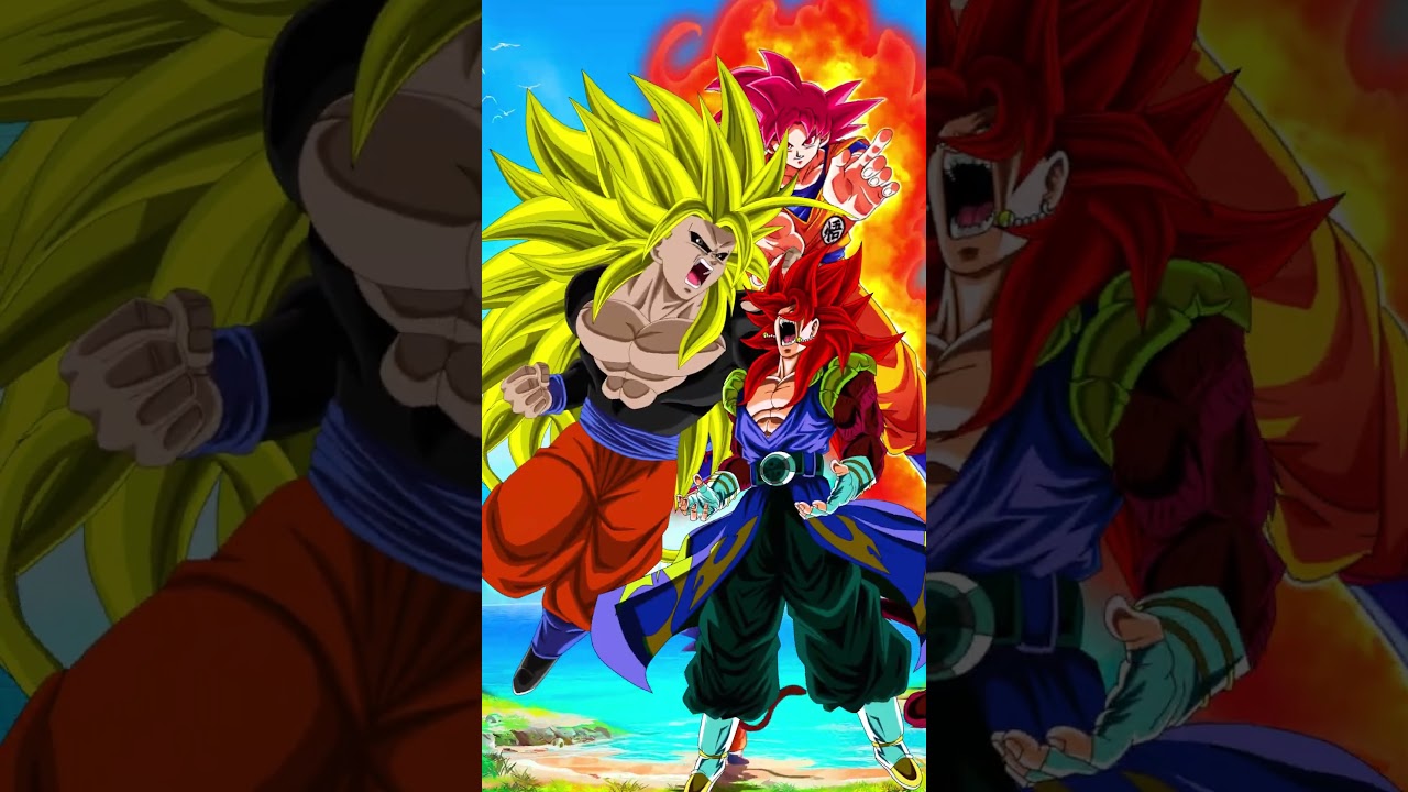 Goku AF mystic 9 Full Power vs Goku AF SSJ20#dragonballaf#anime