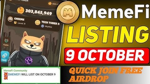 MemeFi Price update || MemeFi Listing Updates || MemeFi New Update Today || MemeFi Price Prediction