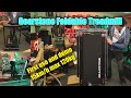 GEARSTONE Foldable Treadmill first use and demo by Benson Chik