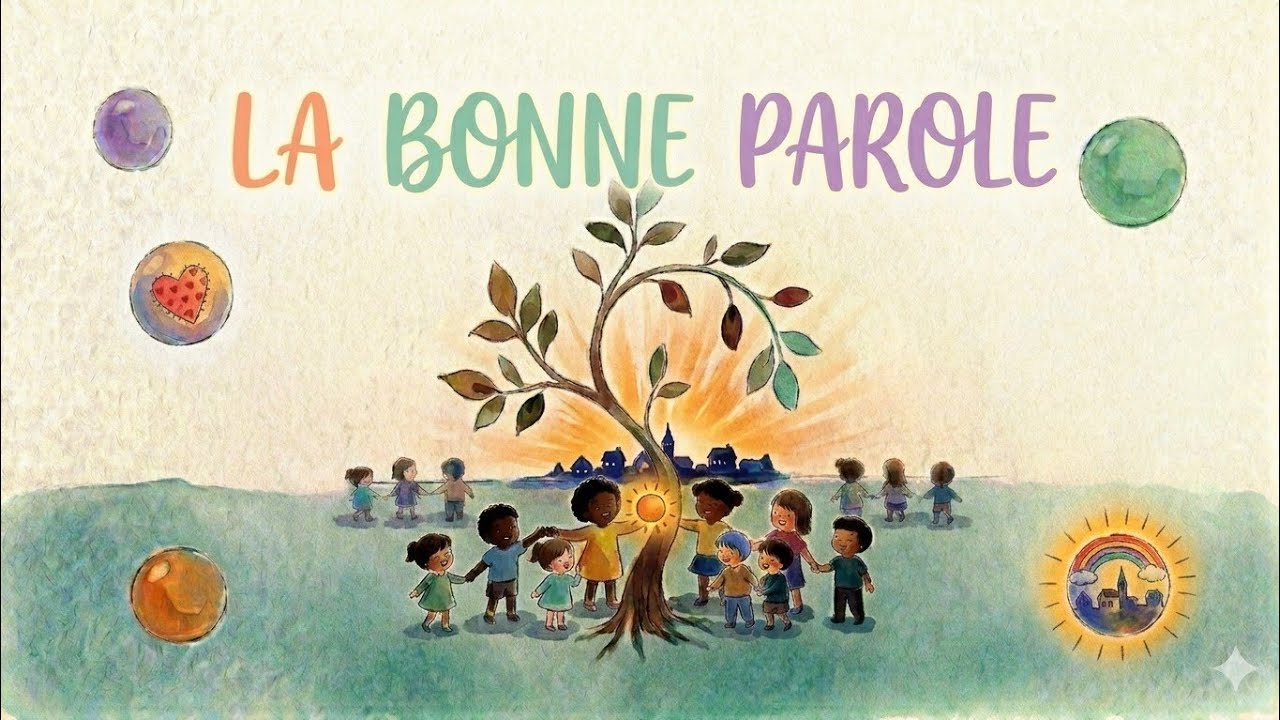 La Bonne Parole ✨ | Chanson positive et douce pour enfants – Sourire, aider et partager
