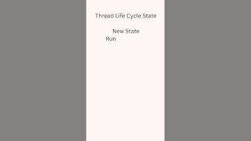 Thread Life Cycle State | Tech IQ Lab #shorts #java #javaprogramming #learning