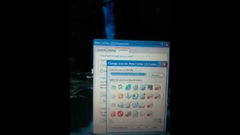 How to change folder icons on desk top