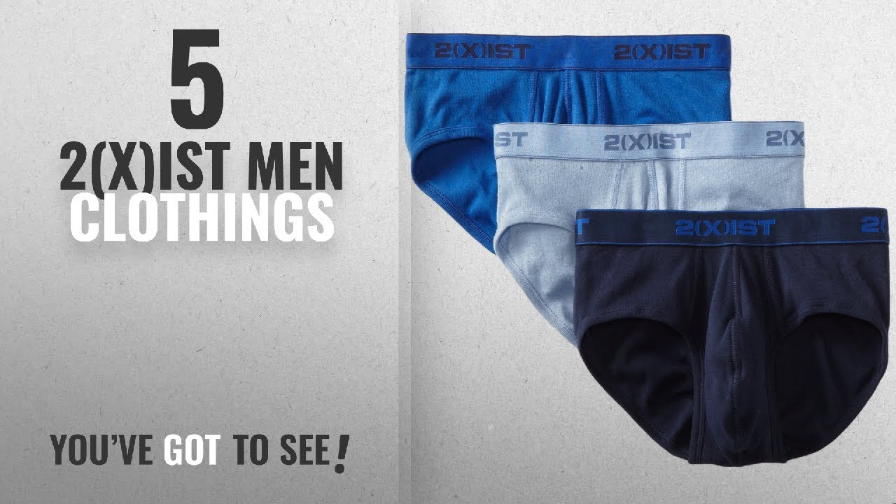 Top 10 2(X)Ist Men Clothings [ Winter 2018 ]: 2(x)ist mens Essential Cotton 3 Pack Contour Pouch