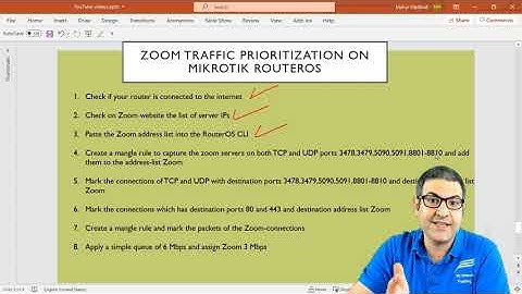 Prioritize Zoom Traffic using MikroTik RouterOS