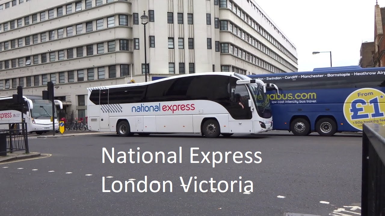 National Express London Victoria Coach Station - YouTube