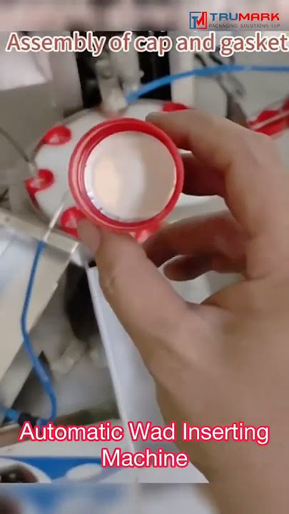 Automatic Wad Inserting Machine | Fast & Precise Cap Liner Placement for Bottles & Jars
