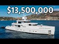 Visite dun superyacht de luxe ultra moderne de 13 500 000 