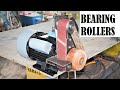 Making a powerful belt sander using bearings