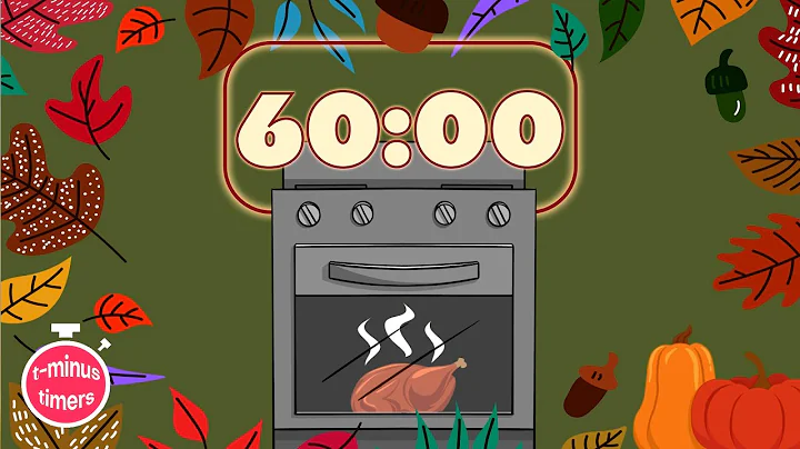 60 Minute Thanksgiving Timer | Egg Timer Bell at the end (no music)