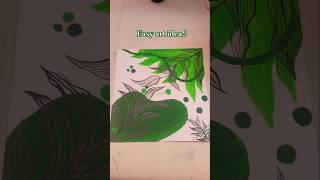 Easy boho art idea 🌿 #shorts #artistomg #fyp #diy #lifehacks #experiment#viral#drawing #boho#artist