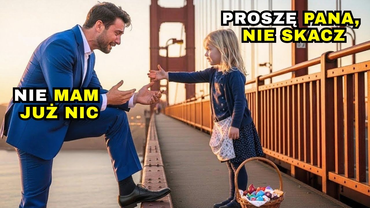 MILIONER MIAŁ SKOCZYĆ Z MOSTU — AŻ BIEDNA DZIEWCZYNKA POWIEDZIAŁA COŚ, CO ZMIENIŁO WSZYSTKO