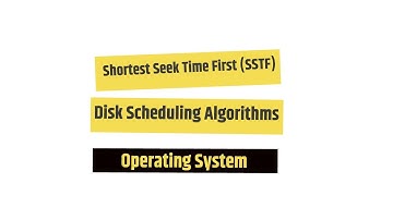 Shortest Seek Time First | SSTF with example | Disk Scheduling Algorithms | Operating System