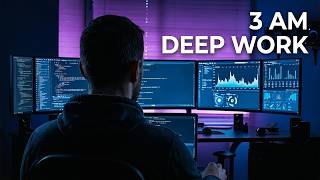 Coding Music for Deep Work | Pre-Dawn Focus Session | 1 Hour Dark Programming Mix