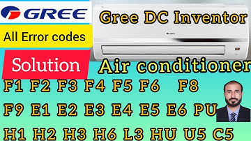 Gree DC Inventor Air Conditioner  All Error codes Solution In Urdu_Hindi Atar Tech World