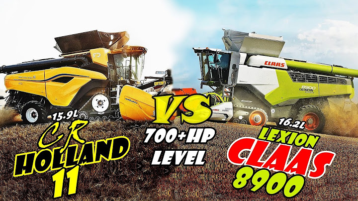 NEW! Holland CR11 Vs Claas 8900 LEXION Hybrid [Which is stronger/faster/cheaper/Thresh ph/Fuel use]