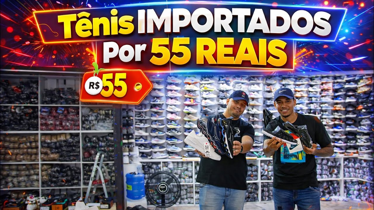 🔥A MAIOR PROMOÇÃO DE TÊNIS IMPORTADOS E TÊNIS PREMIUM NO ATACADO BRÁS! É IMPERDÍVEL #brás #sneakers