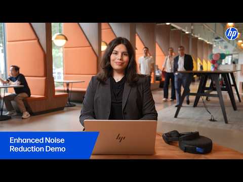 HP Poly Focus 6 Series Wireless Headsets | Enhanced Noise Reduction Demo