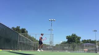 Forehand Contact Point Practice Side View