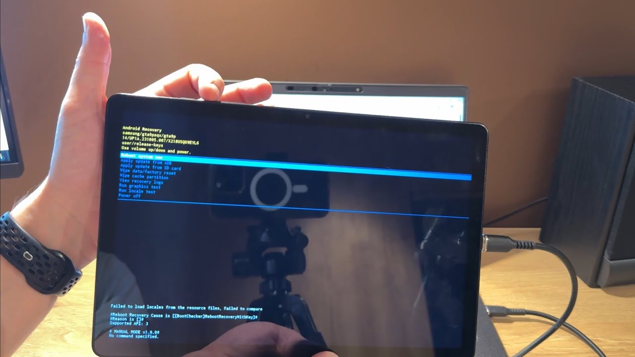How to enter recovery and reset / wipe data / unlock usercode on Samsung Galaxy Tab A9+ X218U