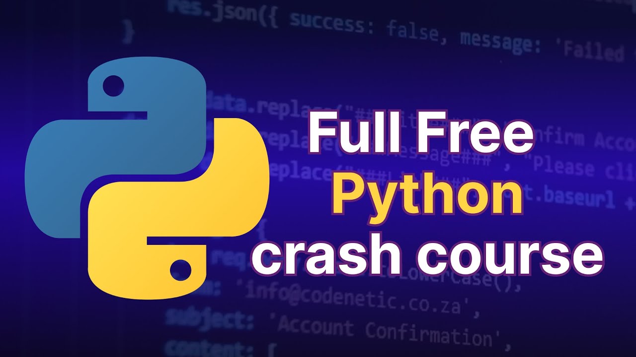 Learn Python : Complete 5-Hour free crash course - YouTube