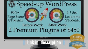 I will speed up wordpress website speed in 24 hours