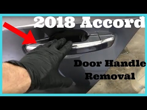 2018 Accord rear door handle removal (T30)
