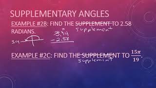 Notes 2 3 Comp, Supp, Coterm Angles VIDEO
