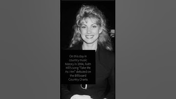 Thumbnail of On this day in country music history in 1994 Faith Hill hit the charts #countrymusic #90scountry
