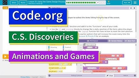 Code.org Lesson 27.16 Using the Game Design Process | Tutorial with Answers | Unit 3 CS Discoveries