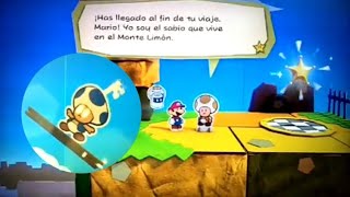 Paper Mario Color Splash #7: Monte Limón y los Toads elegidos restantes