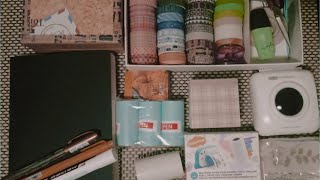 Printing Sticker Using Paperang P1 Plain, Transparent, Colored Mini Printer Journal With Me