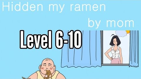 Hidden My Ramen (Noodles) By Mom Day 6 7 8 9 10 Level Android iOS Walkthrough Solution