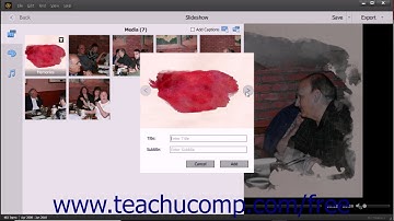 Photoshop Elements 2018 Tutorial Editing a Slide Show Adobe Training